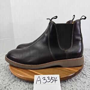 Cole Haan Morris Grand Os Java Brown Leather Casual Daily Chelsea Boot Mens 13 M